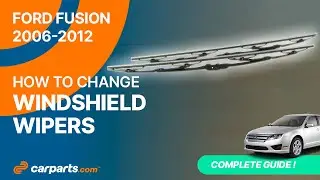 How to replace the Windshield Wipers Blades 2006 - 2012 Ford Fusion 🚗