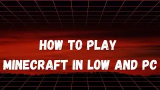 HOW TO PLAY MINECRAFT IN LOW AND PC | #viral #howtoplayminecraft #minecraft #tech #education 
