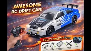 RC Drift Car 🚗 High Speed 2.4GHz Remote Control Car with Spray & Lights