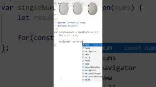 Решаем легкую задачу с LeetCode с помощью оператора Exclusive or. JavaScript. #shorts