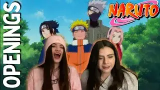 Reacción a los OPENINGS de NARUTO *POR PRIMERA VEZ*