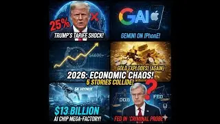 Trump's 25% tariff shockwave, the Google-Apple AI mega-deal, and Gold smashing $4,600! 🚨