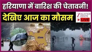 Haryana Weather Report Live : हरियाणा में बारिश की चेतावनी | Fog | Orange Alert | Punjab Weather |