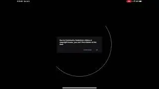 Due to Community Guidelines strikes or copyright issues, you can’t live stream at this time.
