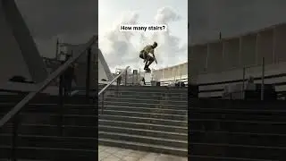 How many stairs do you jump? #skateboard #barcelona #skate #skateboarding