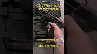 Hk mk23 gbb! #airsoft #metalgearsolid #gasblowback #pistol #collector #suppressed #hk #mk23