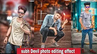 How to edit photo like subh Devil effect🔥||subh Devil oil painting effect trick