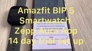 Подписка на 14-дневную бесплатную пробную версию приложения Zepp Aura &mdash; Amazfit Bip 5 Unity Smart...
