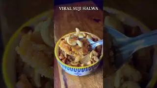 Viral Milk Halwa Recipe | Makhandi Suji Halwa | Easy Indian Sweet Dessert #shorts #ytshorts