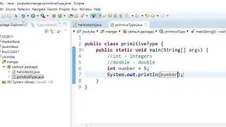 Java Programming - 4 - Int and Double - Part 1