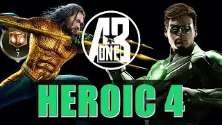 Как легко бить босса Зеленый Фонарь. Solo raid heroic 4. Injustice 2 mobile.