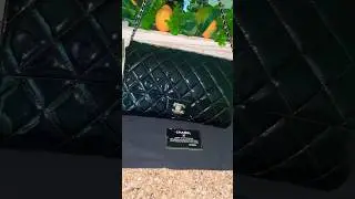 CHANEL Shiny Patent Leather Shoulder Bag #chanel #chanellover #chanelyoutube #fashion