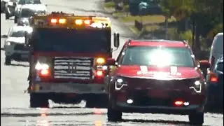 B10 K5 RX7 Bomberos Santiago respondiendo a 3ra alarma de incendio.