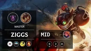 Ziggs Mid vs Zoe - KR Master Patch 9.16