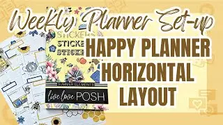 Plan With Me: Decorating the Happy Planner Horizontal Planner [LiveLovePosh Summer Elements]