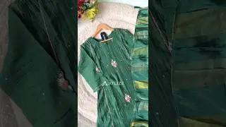 ✨ Mul Chanderi Anarkali Kurta Set | Elegant Green Ethnic Wear 2025 ✨ #shopping #fashion #anarkali