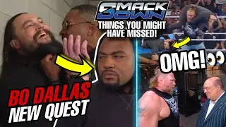 BO DALLAS QUEST! Брок Леснар F5 Кори Грейвс! Брок и Пол Хейман воссоединяются! WWE SMACKDOWN