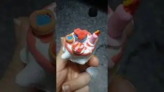 Soft clay romantic table ring holder. teafungo.etsy.com
