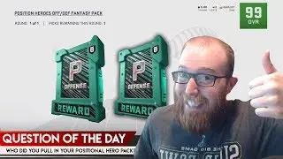 First 99 Overall No Money Spent Team! Free 99 Positional Hero Pack Opening! Madden 19 Ultimate Team