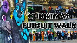 I went FURSUITING in Public | CHRISTMAS FURRY EVENT ! | Furry Vlogs