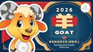 2026 GOAT Chinese Zodiac Forecast 属羊生肖运势