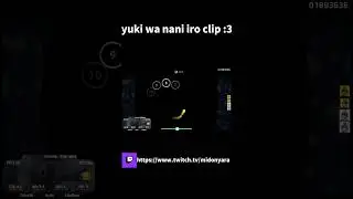 osu! yuki wa nani iro stream clip #shorts #osu #osugame #twitch