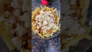 Butter Chicken Poutine😋 | chessy Chicken #butterchicken #fries #chickenrecipe