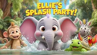Ellie&rsquo;s Jungle Splash! Song 🐘💦  Fun Animal Water song