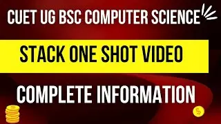 Stack One Shot Video | CUET  COMPUTER SCIENCE | Stack Complete information for CUET COMPUTER SCIENCE