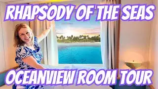 RHAPSODY OF THE SEAS OCEANVIEW ROOM TOUR | ROOM 3090 | FULL ROOM TOUR | ROYAL CARIBBEAN
