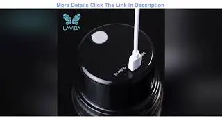 Review LAVIDA Automatic Coffee Machine Electric Coffee Maker Grinder Cup Portable Milling Coffee Be