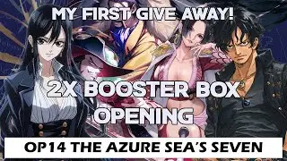 One Piece Trading Card Game - OP14 Booster Box Opening AND GIVE AWAY!