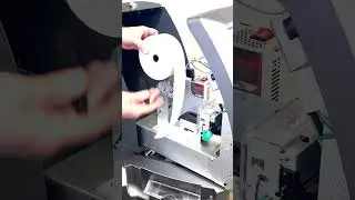 Loading Receipt Paper on a GenMega ATM