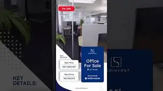 Vacant Office for Sale & Rent in JLT! #dubai #dubairealestate #officeforsale