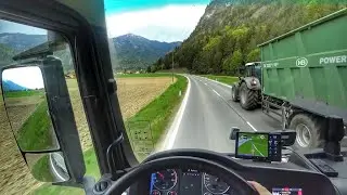 Austria 🇦🇹 POV driving MAN TGX on the mountain road