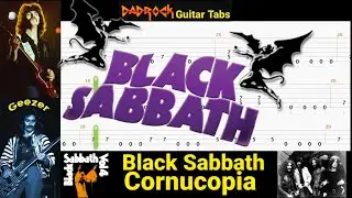 Cornucopia - Black Sabbath - Guitar + Bass TABS Lesson