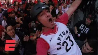 Toronto Raptors fans make Jurassic Park a heck of an experience | Hang Time With Sam Alipour