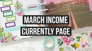 Планируйте вместе со мной - март 2021 г. Текущая страница в моем рабочем классическом ежедневнике...