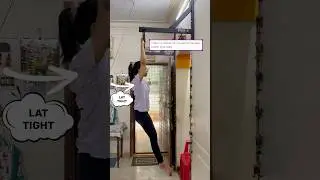 Day 6: Trying to tight the Lat muscle properly during dead hang.