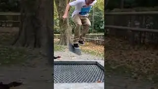 Skateboard + Trampoline #shorts