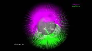 Sun Flips Its Poles - 'Psychedelic' Time-Lapse Animation