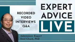 Recorded Video Interviews Q&A - Expert Advice Live