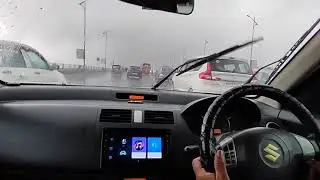 Barish Car driving whatsapp status|Swift Dzire driving status |car driving status rain|Morning drive