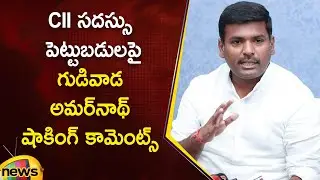 Gudivada Amarnath Shocking Comments on CII Summit Investments | YCP Vs TDP | AP Political News