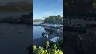 The colourful Portree in Skye😍🏴󠁧󠁢󠁳󠁣󠁴󠁿 #scotland #skye #explore #shorts