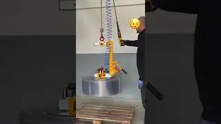 Roll Turner with Vacuum Equipment | Rollenwender mit Vakuumequipment #vacuum #suction #roll