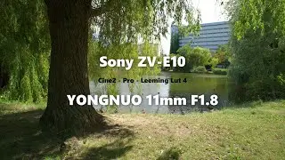 Testshots with YONGNUO YN11mm f1.8 | ZV-E10 | Cine2 - Leeming LUT Pro