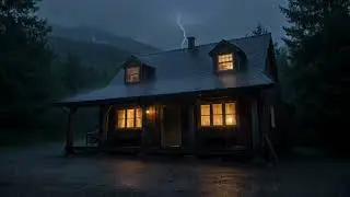Heavy Rain & Thunder in a Mountain Cabin &ndash; Natural Sound Recording 🌧️