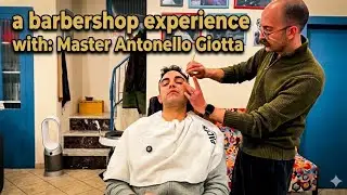 A Barbershop Experience: A shave with Antonello Giotta in his Barberia #barbershop #classicshave