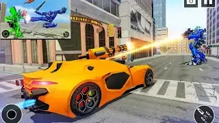 Transformer gameplay 🕵US police car🚔 transform robot war rescue 2020